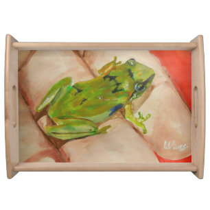 Tiny Tropical Frog Serving Tray