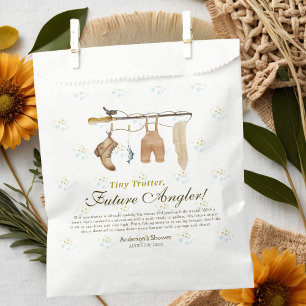 Tiny Trotter Future Angler Fishing Baby Shower Favor Bag