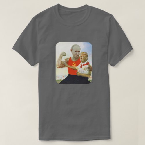 Tiny Trump  Papa Putin Political Satire T_Shirt