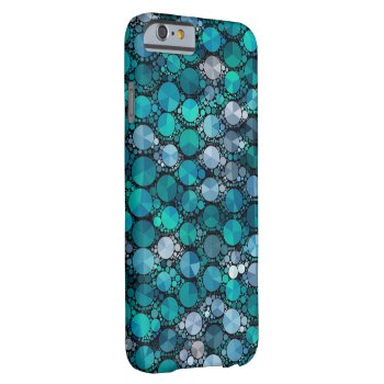 Tiny Turquoise Bling Pattern Barely There Iphone 6 Case by TeensEyeCandy at Zazzle