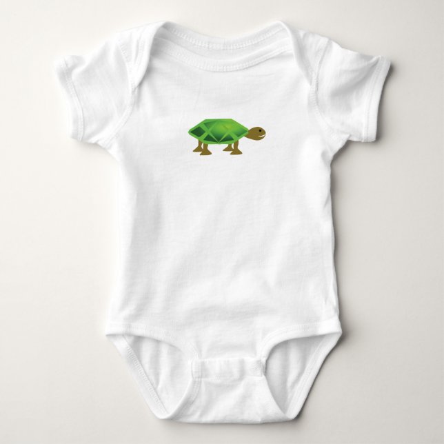 Tiny Turtle Baby Bodysuit (Front)