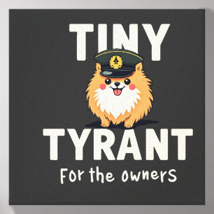 Tiny Tyrant Canvas Photo Tile
