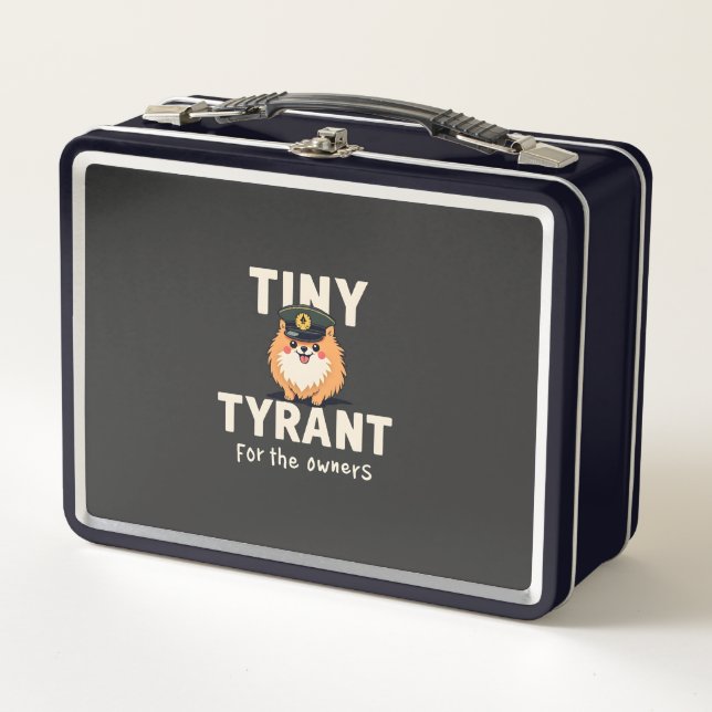 Tiny Tyrant Metal Lunch Box (Front)