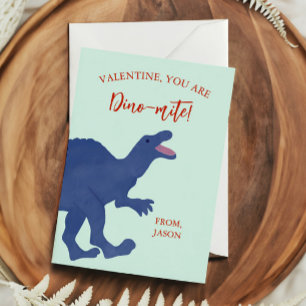 Tiny Valentine, You're Dino-mite Dinosaur Note Card