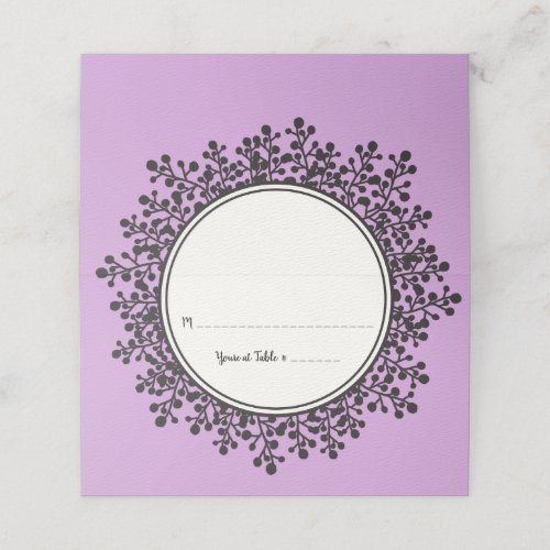 TINY VINES  Bat Mitzvah Seating Table Escort Card