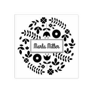 TINY VINES Return Address Stamp