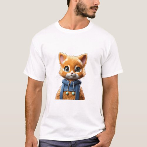 Tiny Whiskers A Fluffy Feline Tale T_Shirt