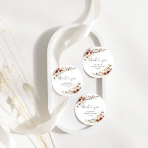 Tiny Wildflower Bridal Shower Gift Tag