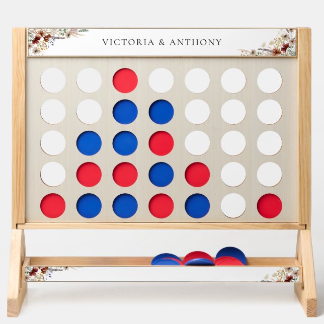 Tiny Wildflower Bridal Shower Jumbo Fast Four (Front)