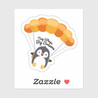 Tiny Wings, Big Dreams Penguin Sticker