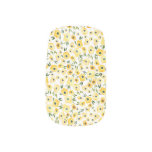 Tiny Yellow Flowers: Watercolor Seamless. Minx Nail Art