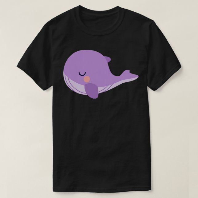 Tinytan plush whale cartoon T-Shirt (Design Front)