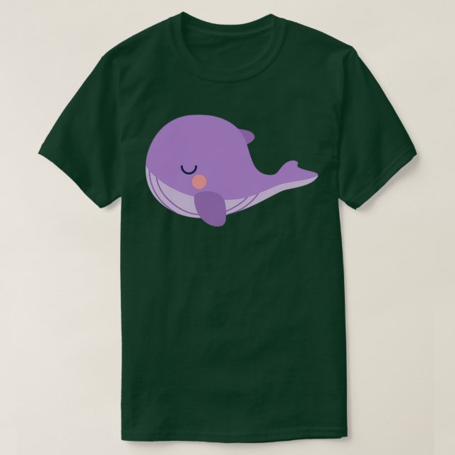 Tinytan purple whale plush T-Shirt (Design Front)