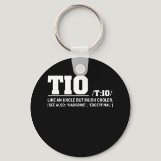 Tio Definition Father's Day Spanish Uncle Keychain