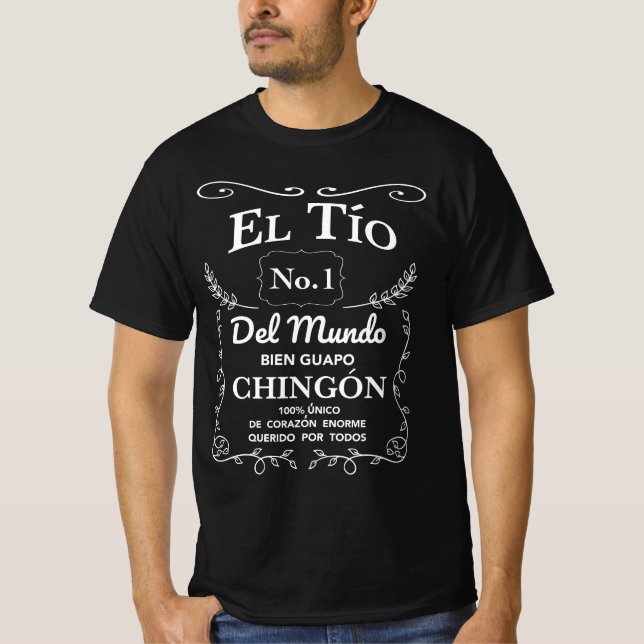 Tio Definition Funny Father's Day For Spanish Uncl T-Shirt (Front)