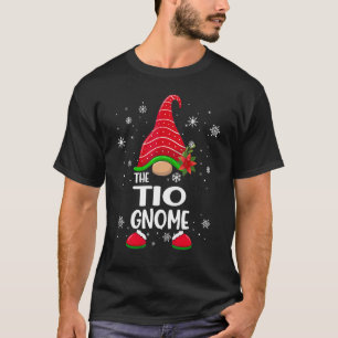 Tio Gnome Buffalo Plaid Matching Family Christmas T-Shirt
