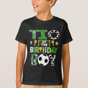 Tio Of The Birthday Boy Soccer Player Game Day  T-Shirt