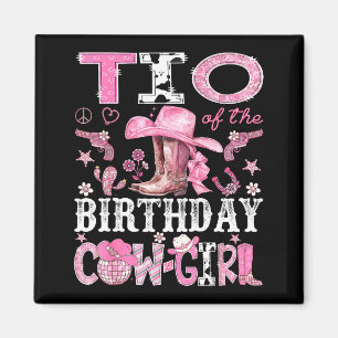 Tio Of The Birthday Cow-girl Nk Disco Rodeo Tio  Magnet