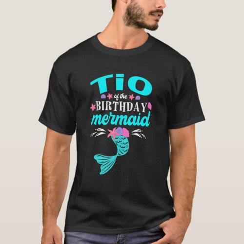 Tio Of The Birthday Mermaid Tee Family Matching