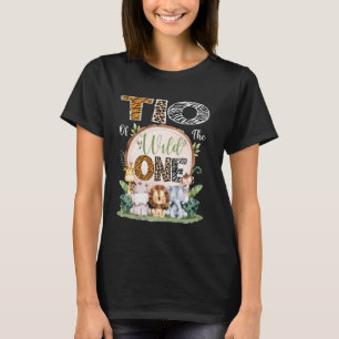 Tio Of The Wild One 1St Birthday Safari Jungle Woo T-Shirt