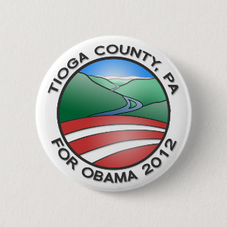 Tioga County PA for Obama 2012 Canyon 2.25" Button