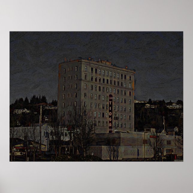 Tioga Hotel Print (Front)