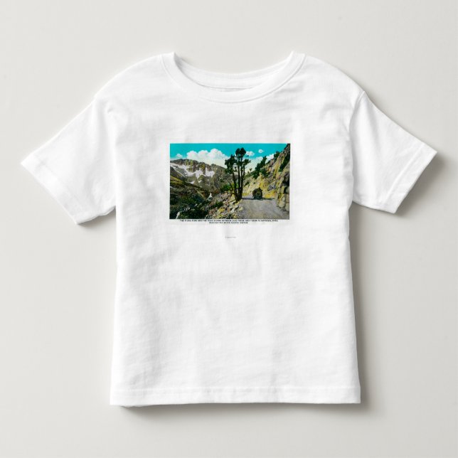 Tioga Road High Sierra between Tahoe and Yosemit Toddler T-shirt (Front)