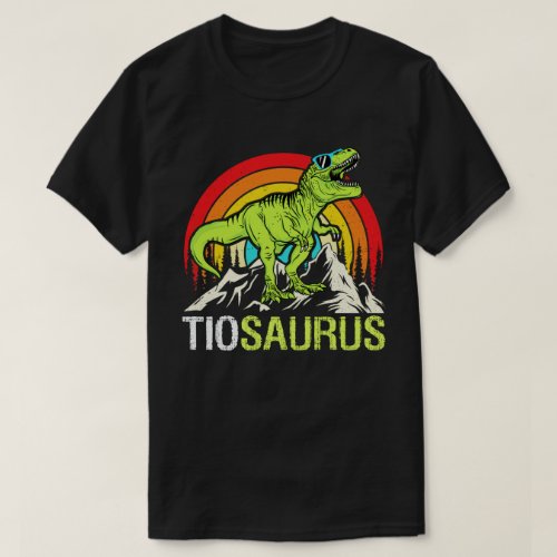 Tiosaurus Dinosaur Uncle Saurus Fathers Day T_Shirt