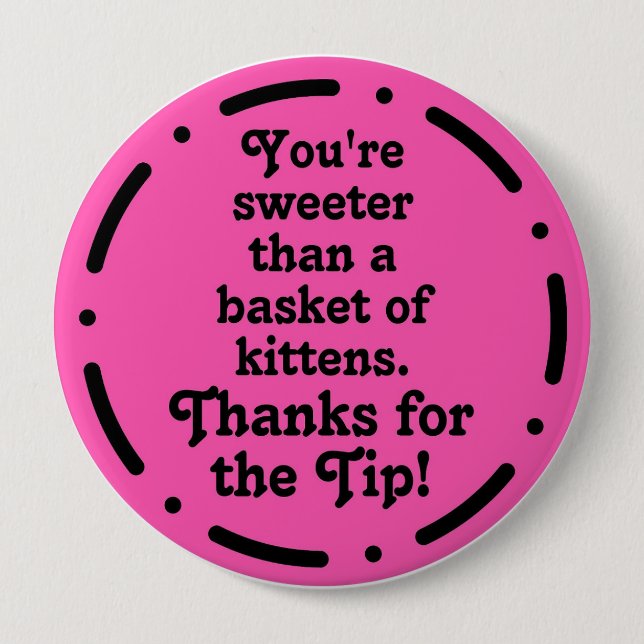 Tip Appreciation Button (Front)