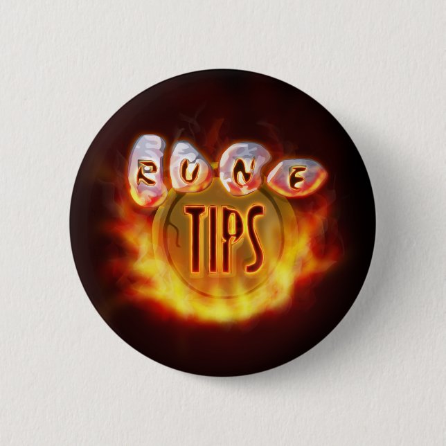 Tip.It Fire Logo Button (Front)