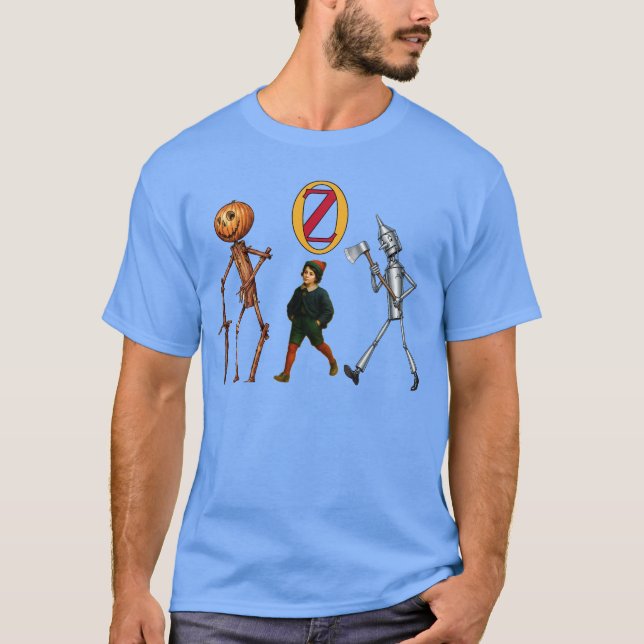 Tip, Jack Pumpkinhead, and the Tin Woodman from Oz T-Shirt (Front)