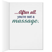 Tip of the Day Massage Therapy Therapist Cards (Inside (Right))
