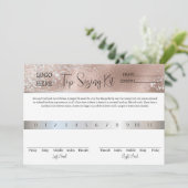 Tip Sizing Kit Card Template for Press on Nails (Standing Front)