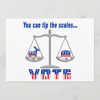 Tip the Scales Vote Invitation