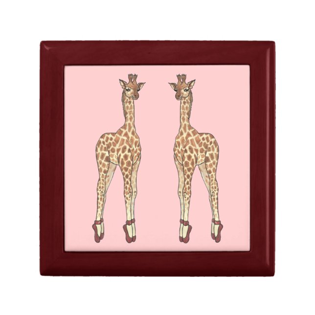 tip toe giraffe gift box (Front)