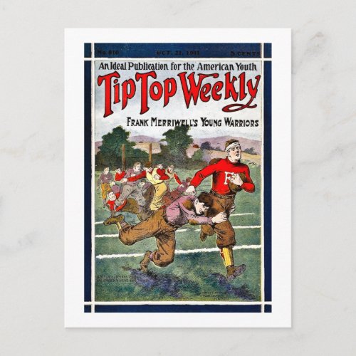 Tip Top Weekly Sports Magazine _ Vintage Postcard
