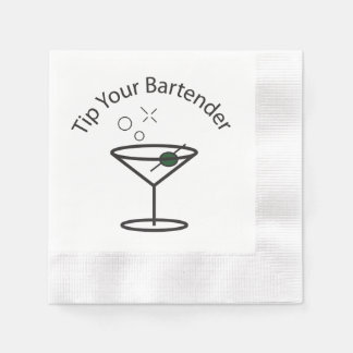 Tip Your Bartender Party-Time Napkins