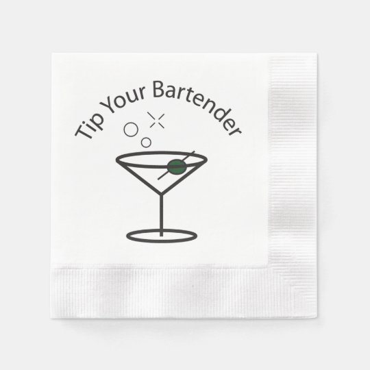 Tip Your Bartender PartyTime Napkins