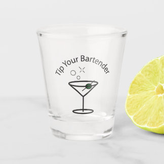 Tip Your Bartender Shot Glass