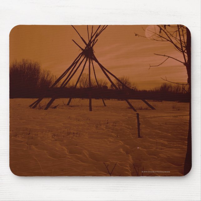 Tipi Frame Mouse Pad (Front)
