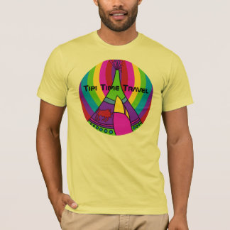 Tipi Time Travel a colorful new original t-shirt