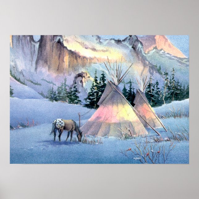 TIPI WINTER APPALOOSA by SHARON SHARPE Poster (Front)