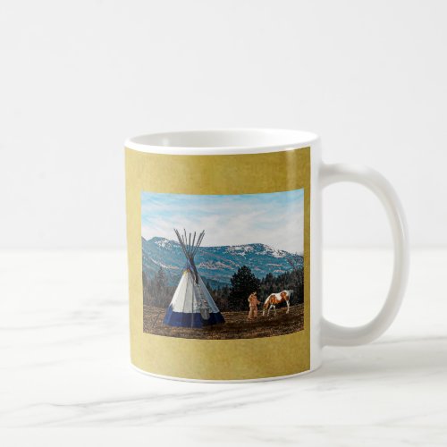 Tipi _ Winter Camp Coffee Mug