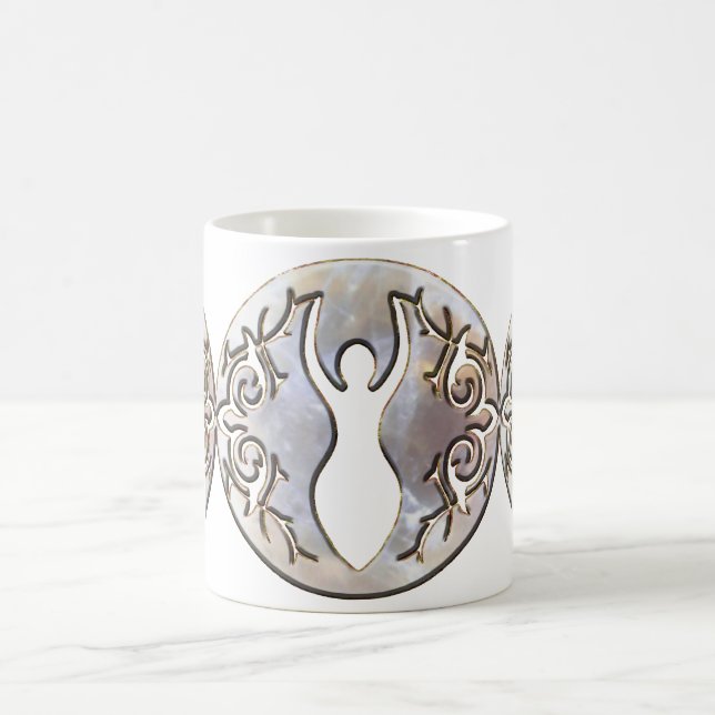 Tiple Moon Moonstone Goddess Coffee Mug (Center)