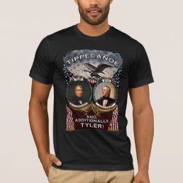 Tippecanoe 1840 Election Men&#39;s Dark Shirt