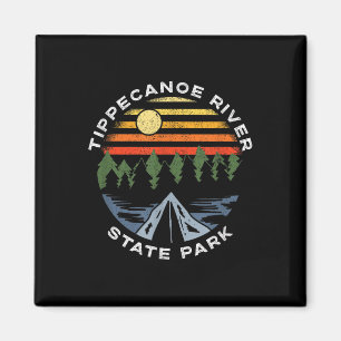Tippecanoe River State Park Indiana Forest Camping Magnet