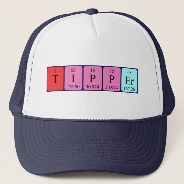 Tipper periodic table name hat (Front)
