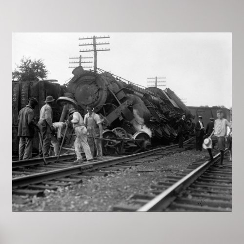 Tippsy Locomotive 1920s Poster