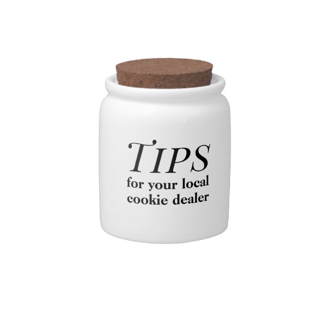 TIPS for Your Local Cookie Dealer Tips Jar (Front)
