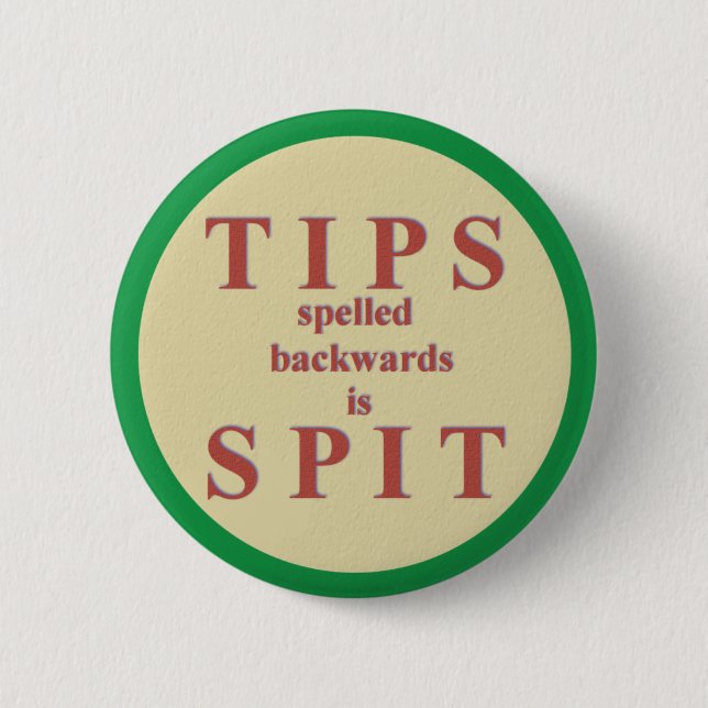 TIPS PINBACK BUTTON (Front)